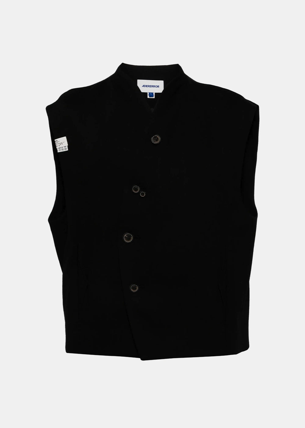 Black Asymmetric Waistcoat Ader error оригінал – Купити в Україні – боковий вид