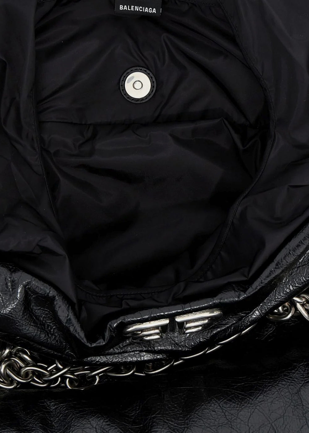 Оригінальна Black Monaco Large Chain Tote Balenciaga – детальний вид