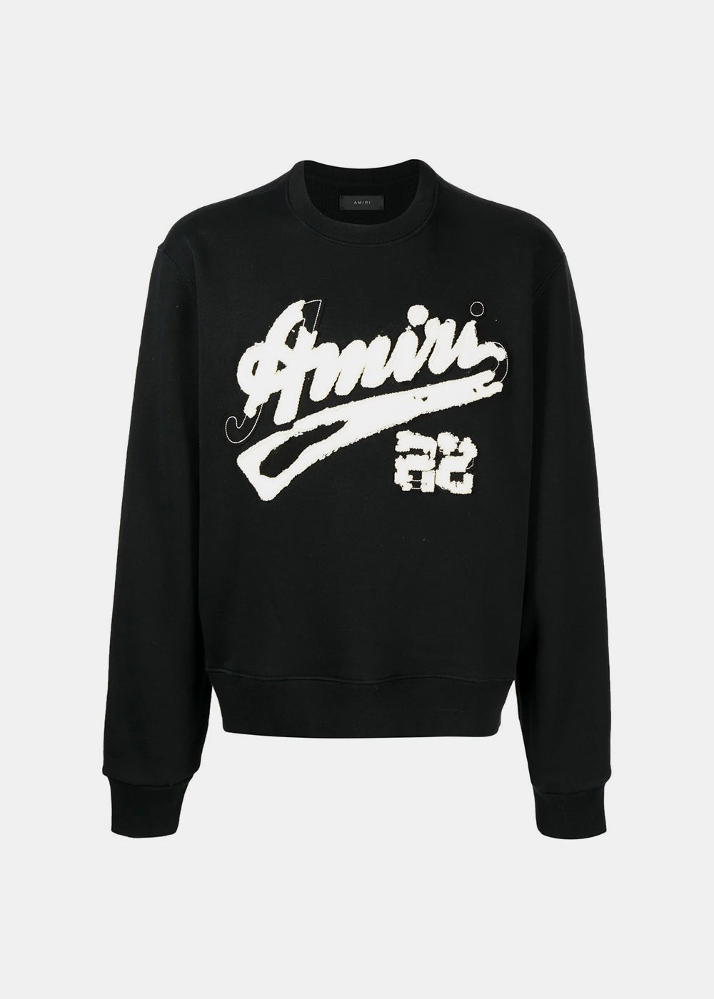 Black 22 Logo-Appliqué Sweatshirt Amiri – Гарантія оригінальності – боковий вид