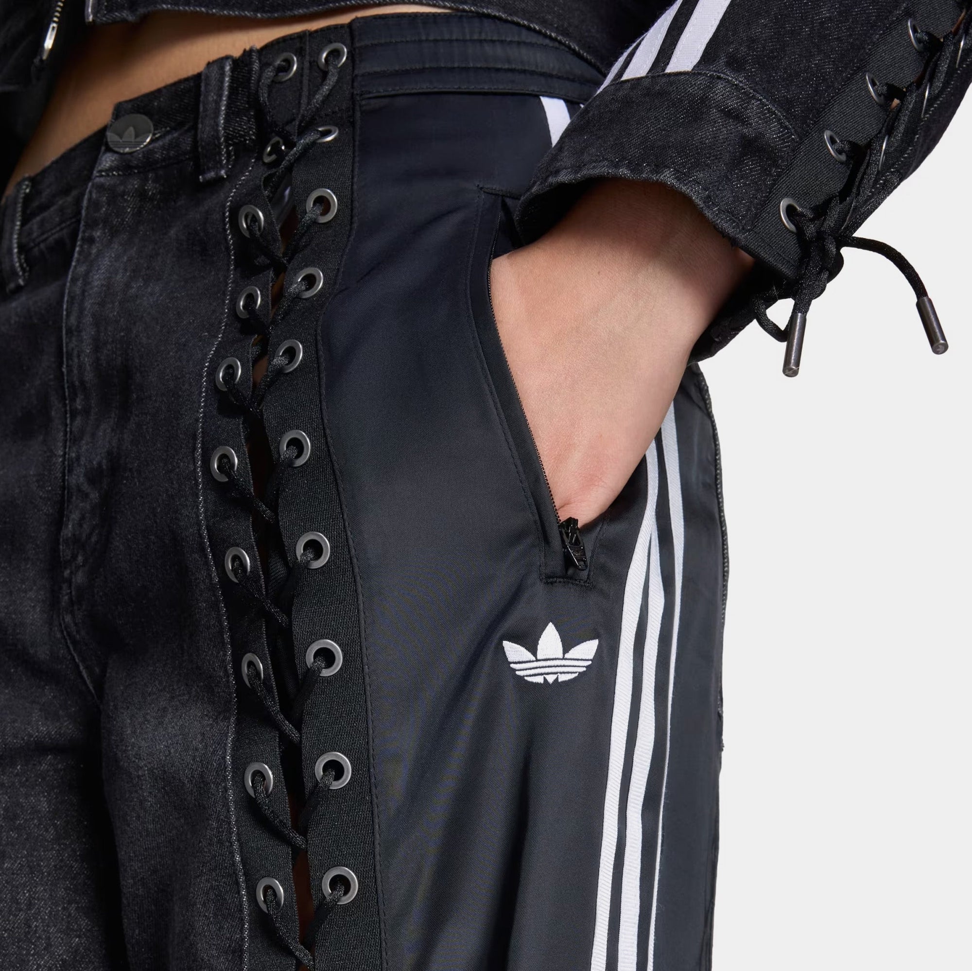 Оригінальна Originals Denim Firebird Lacing Womens Pants Adidas – детальний вид