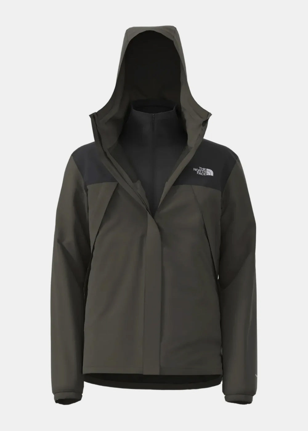 Olive Green Antora Triclimate® Jacket The north face – Гарантія оригінальності – боковий вид