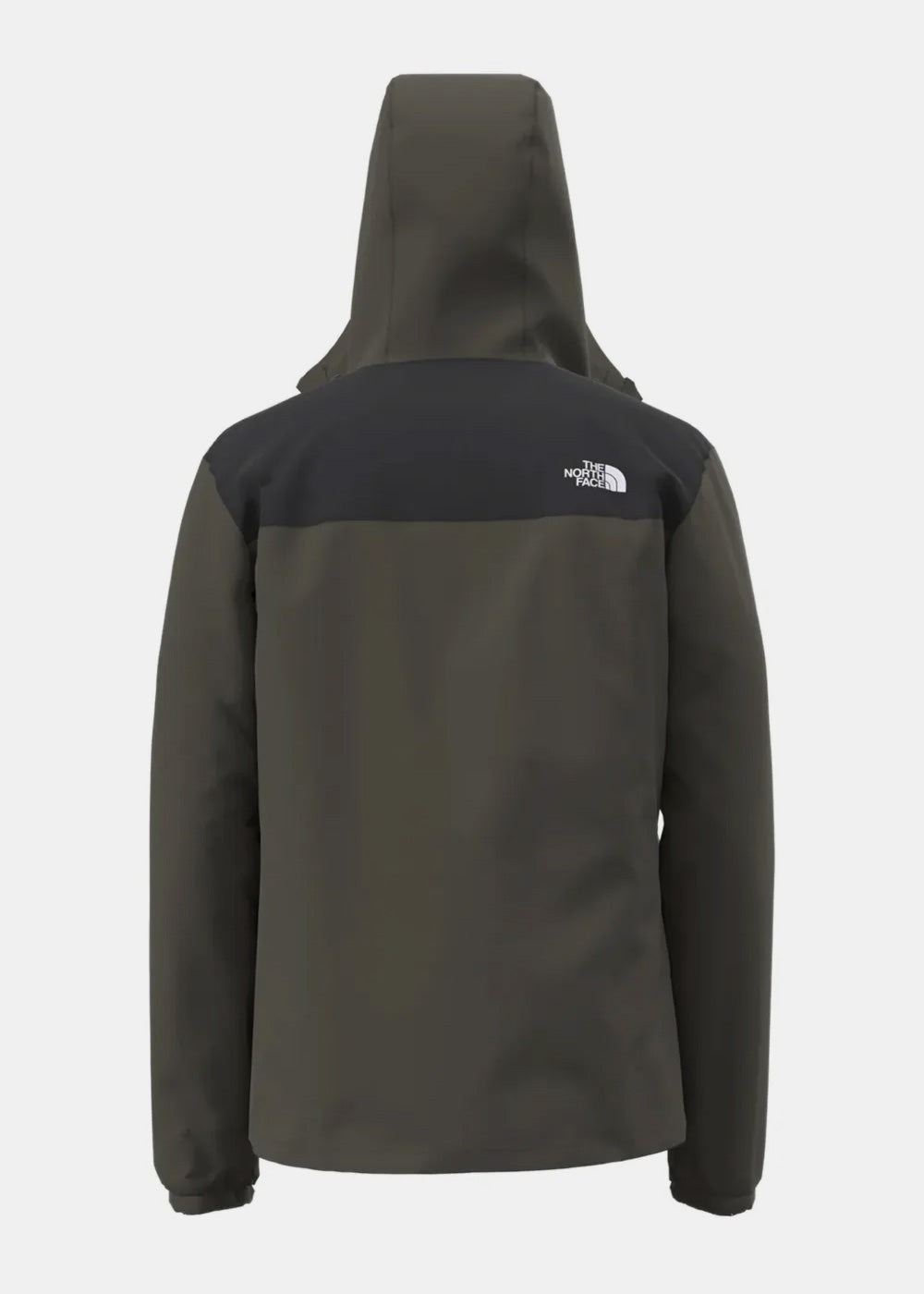 Olive Green Antora Triclimate® Jacket The north face – Гарантія оригінальності – вид ззаду