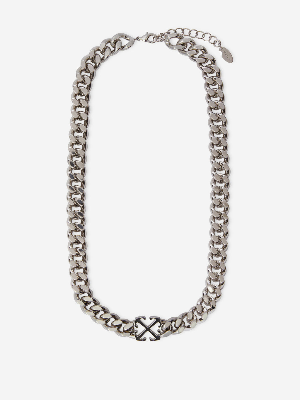 Оригінальна Logo Chain Necklace Off-white – боковий вид