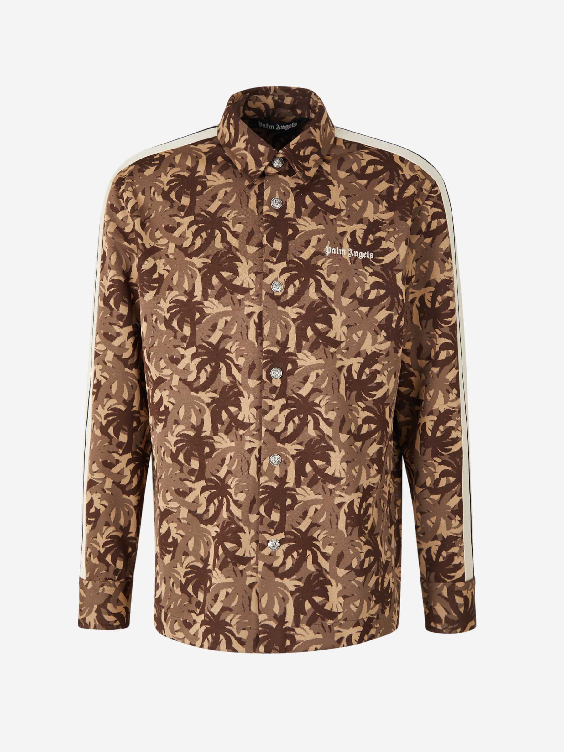 Camouflage Motif Overshirt Palm angels – Гарантія оригінальності – боковий вид