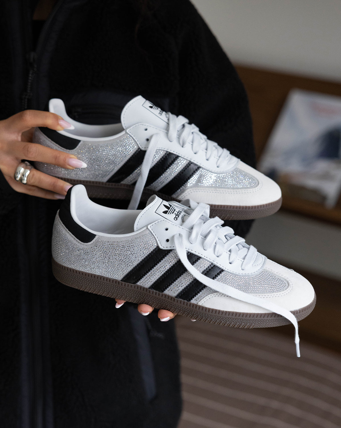Оригінальна Samba Og W *rhinestone* Adidas – вид ззаду - ADIDAS