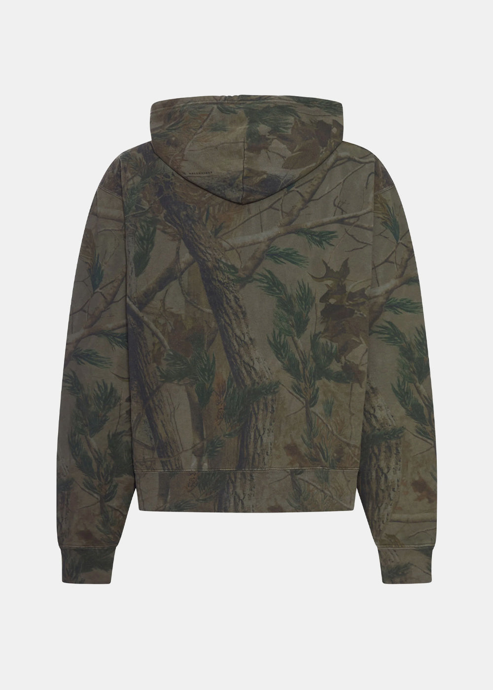 Forest Green Sports Logo A13 Camo Hoodie Balenciaga – Гарантія оригінальності – вид ззаду