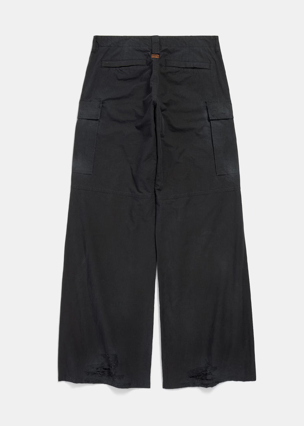 Black Flared Cargo Pants Balenciaga – Гарантія оригінальності – вид ззаду