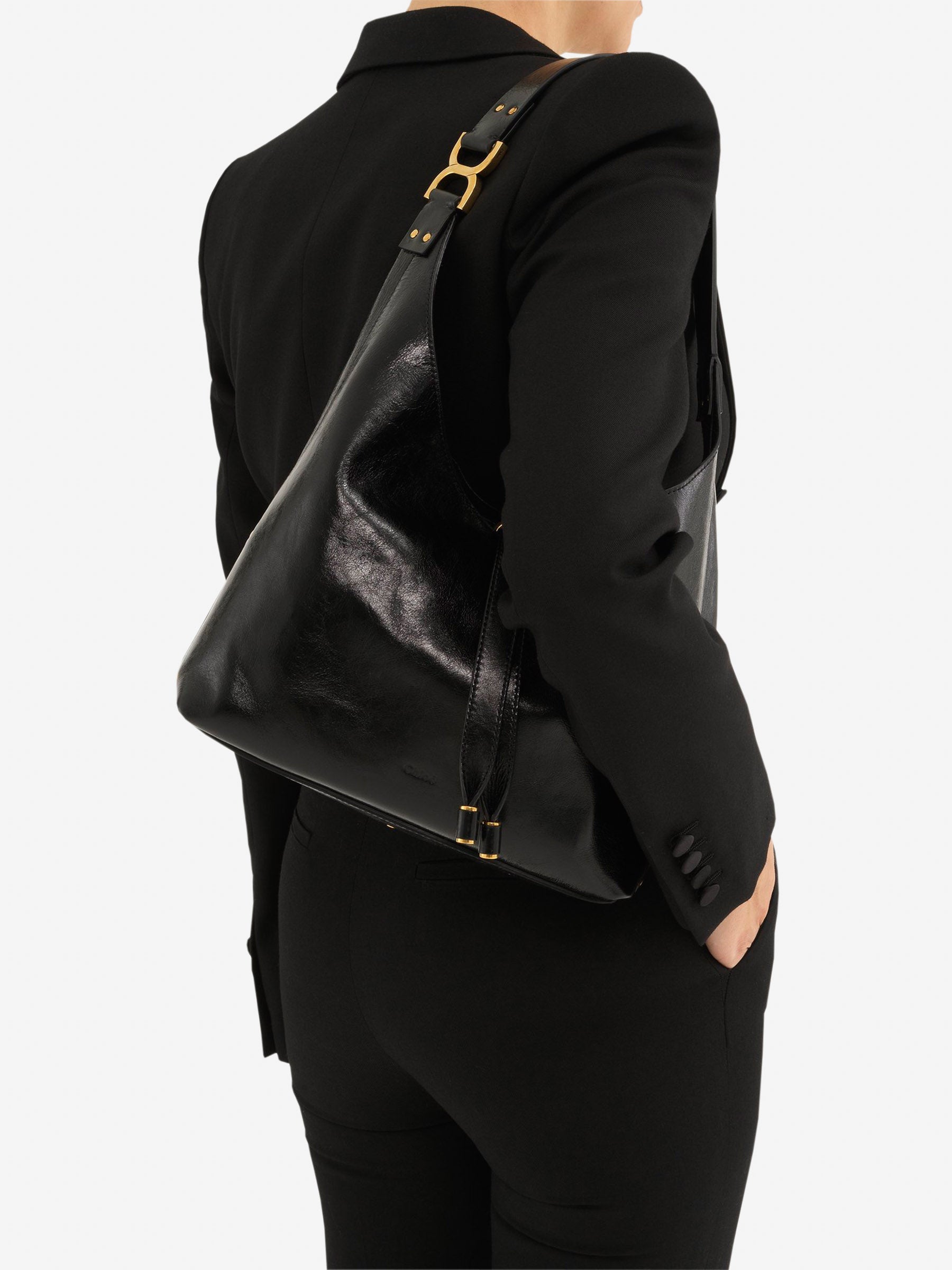 Оригінальна Leather Hobo Bag Chloe – вид ззаду