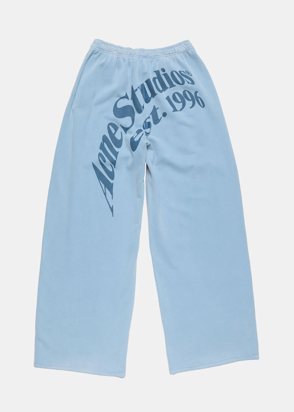 Blue Casual Fleece Trousers Acne studios – Гарантія оригінальності – вид ззаду