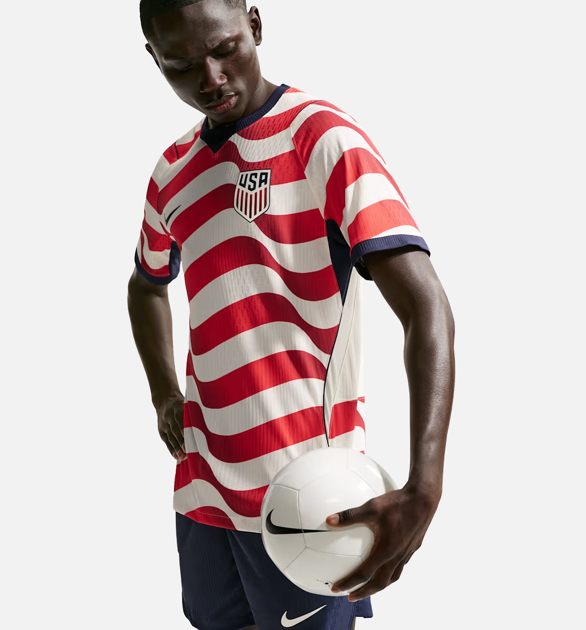 Оригінальна Usmnt 2026 Match Home Aero Fit Soccer Authentic Mens Jersey Nike – детальний вид