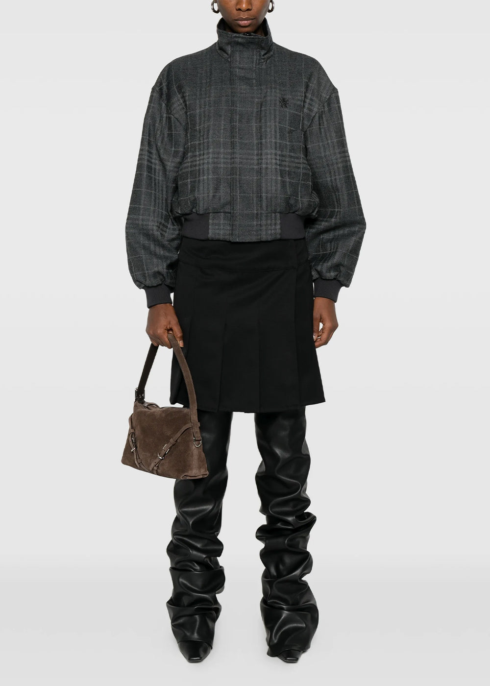 Grey Reversible Blouson Balenciaga – Гарантія оригінальності – вид ззаду