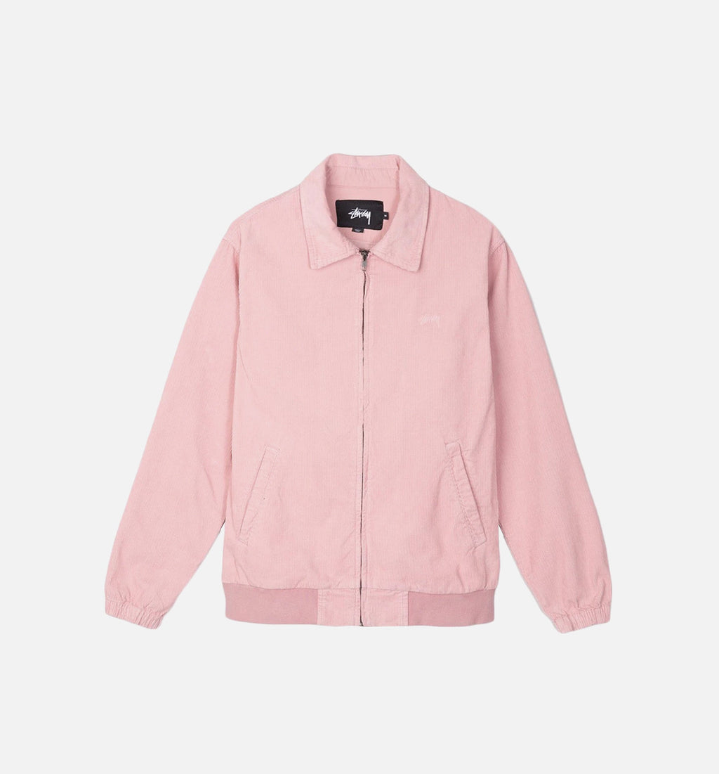 Bleached Out Cord Jacket Mens Pink Stussy оригінал – Купити в Україні – боковий вид