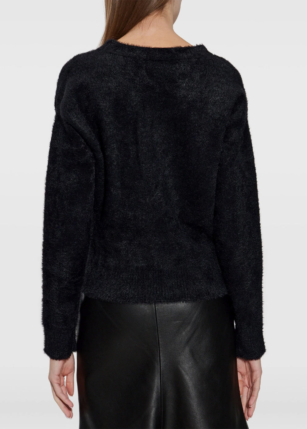 Black Fluffy Cardigan Balenciaga – Гарантія оригінальності – збільшений вид