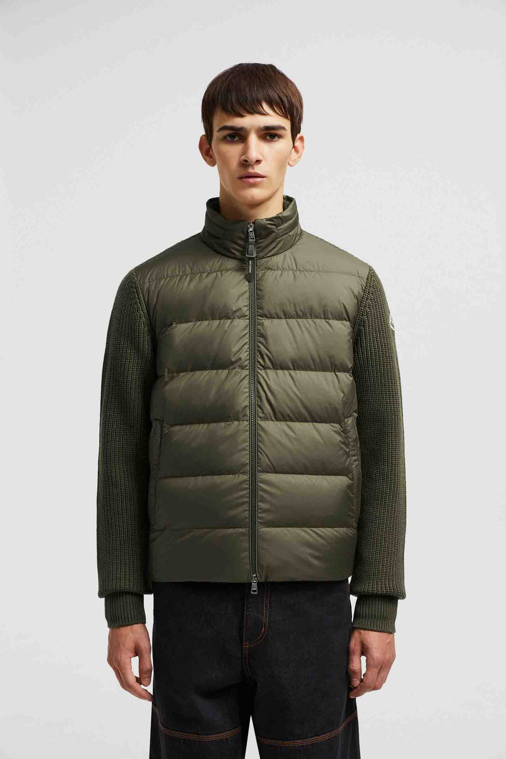 Wool Quilted Cardigan Moncler оригінал – Купити в Україні – вид ззаду
