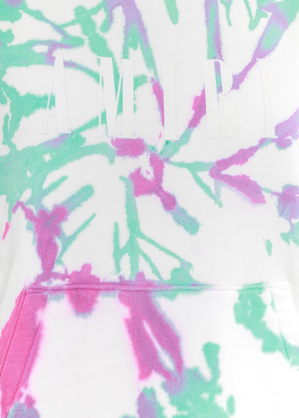 Оригінальна White Core Logo Tie Dye Hoodie Amiri – збільшений вид
