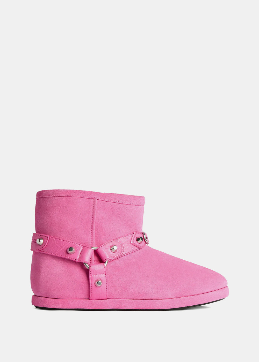 Dark Pink Alaska Soft Bootie Balenciaga – Гарантія оригінальності – боковий вид