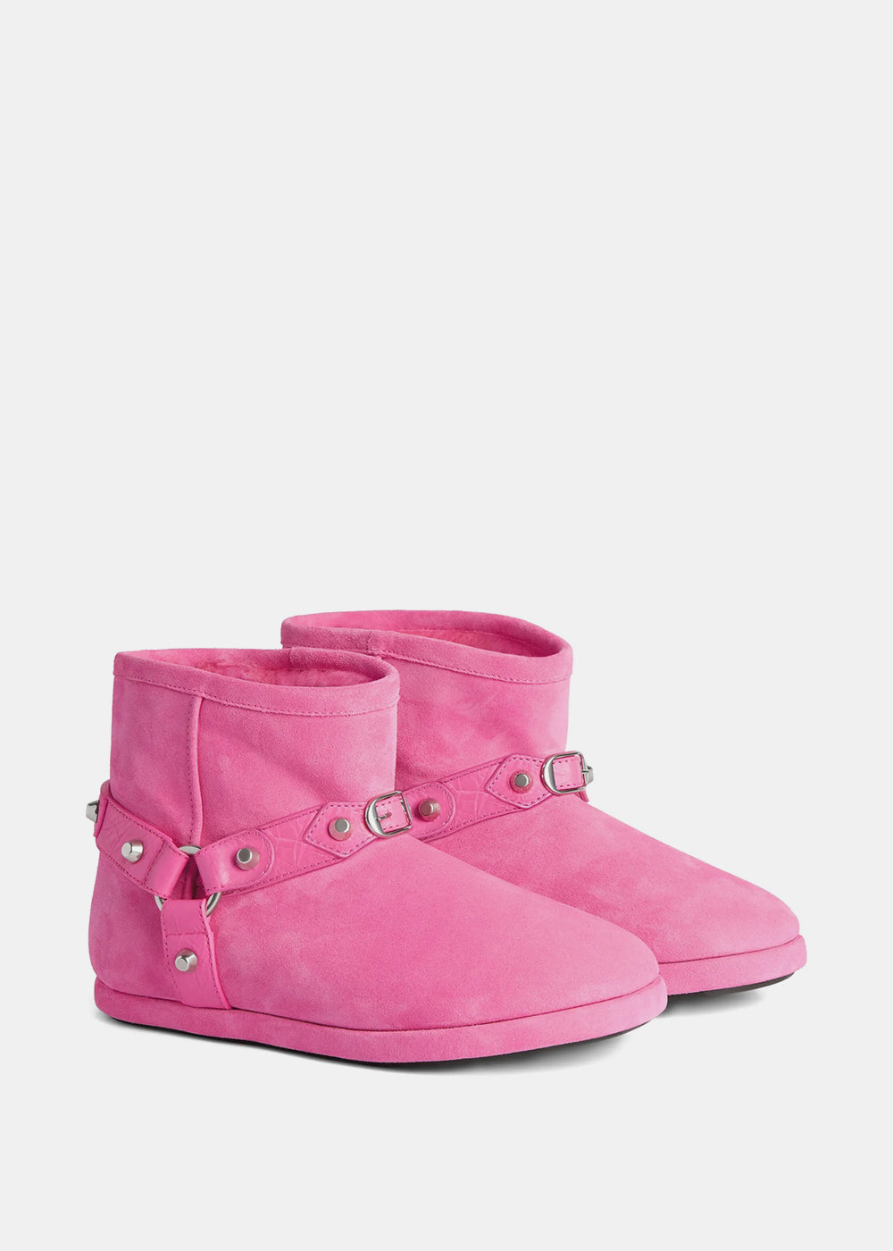Dark Pink Alaska Soft Bootie Balenciaga – Гарантія оригінальності – вид ззаду