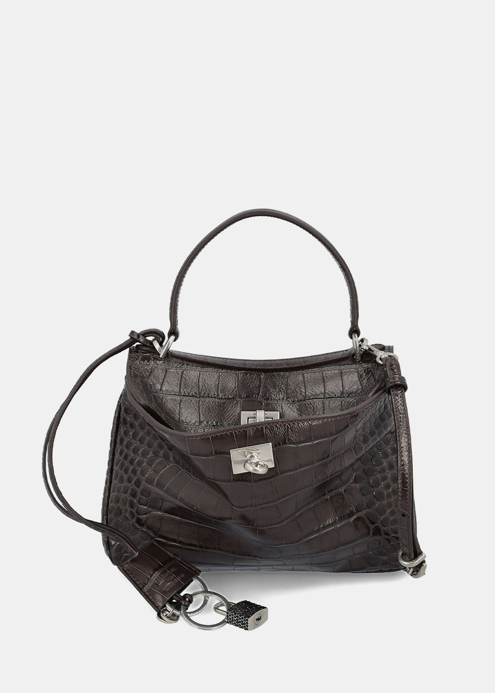 Оригінальна Ebony Rodeo Top Handle Bag Balenciaga – боковий вид