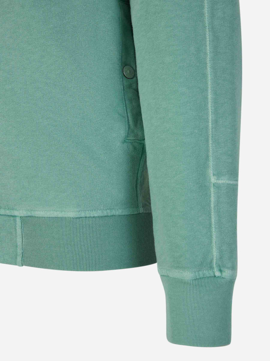 Оригінальна Cotton Zipper Sweatshirt Stone island – збільшений вид