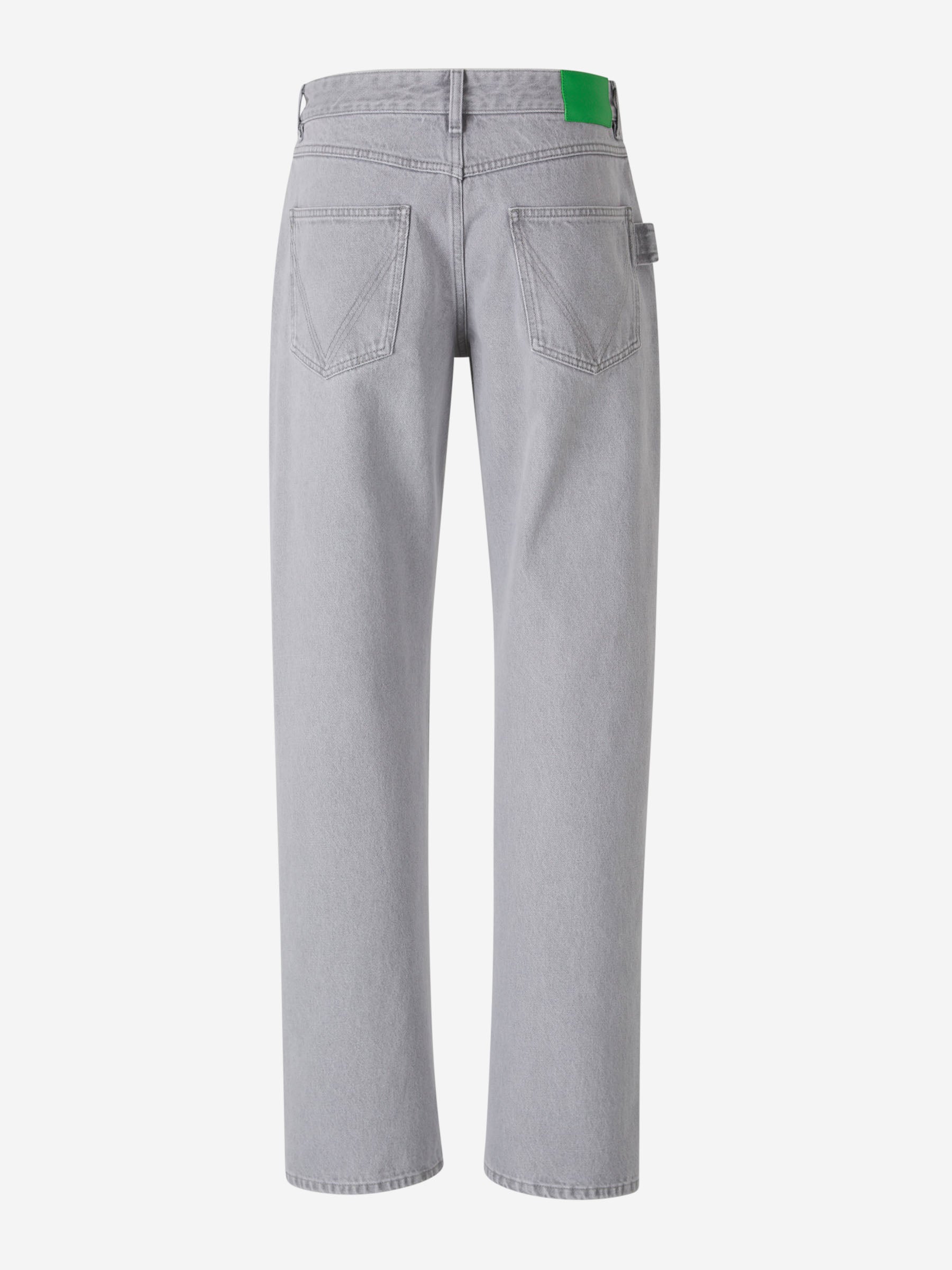 Оригінальна Straight Denim Jeans Bottega veneta – вид ззаду
