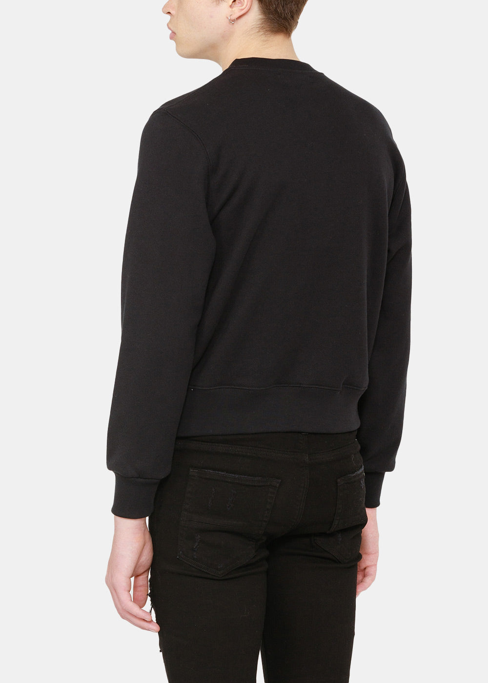 Оригінальна Black Core Logo Print Sweatshirt Amiri – вид ззаду