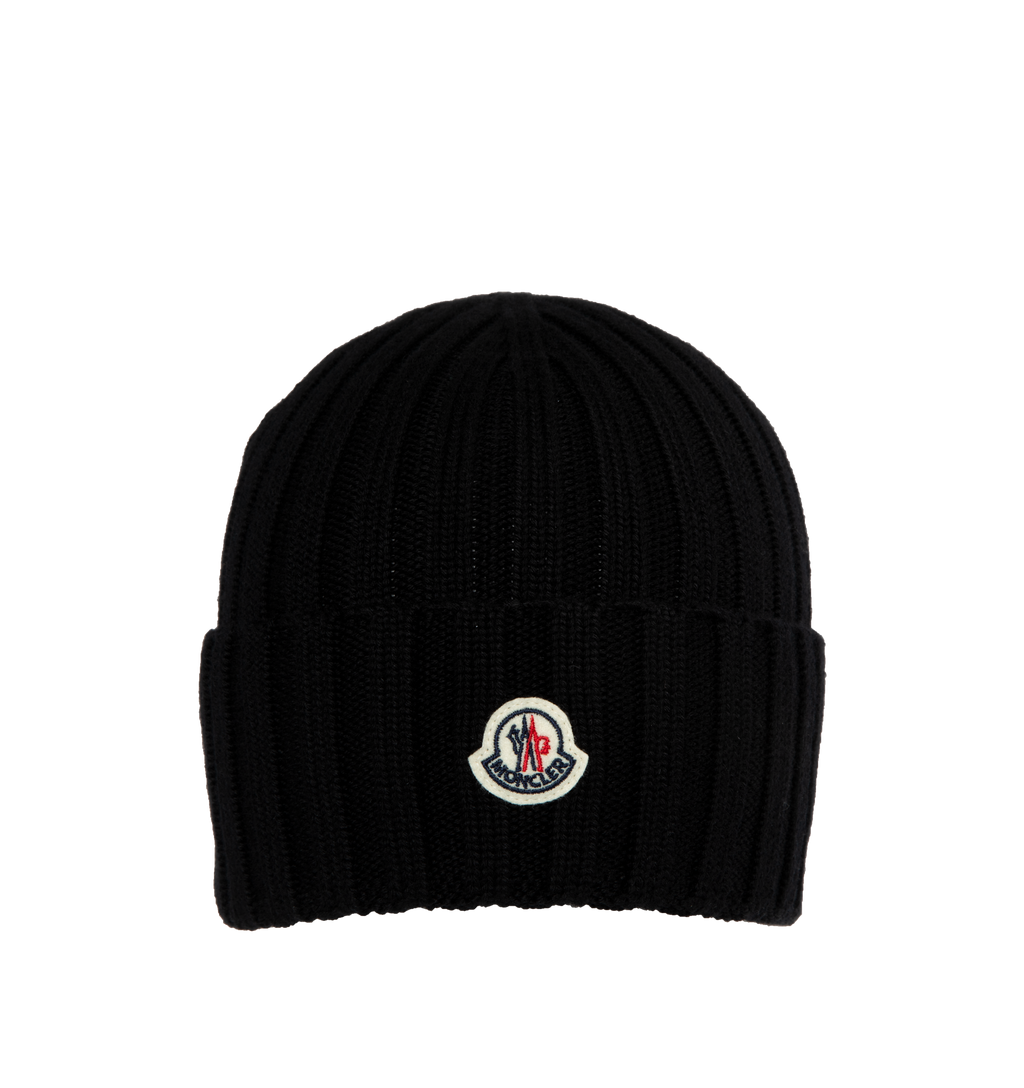 Wool Beanie Moncler – Гарантія оригінальності – боковий вид