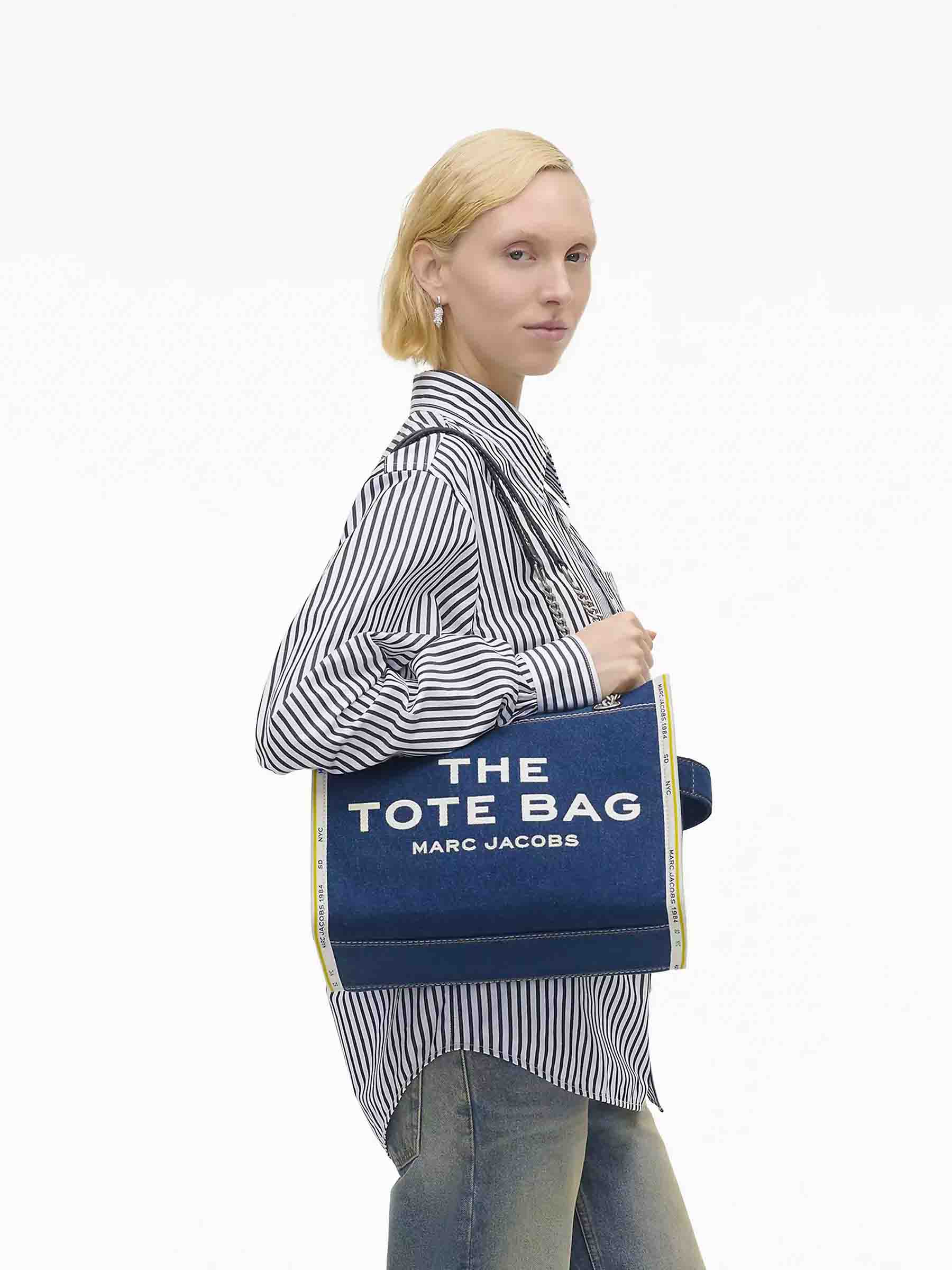 Denim Tote Bag M Marc jacobs оригінал – Купити в Україні – вид ззаду