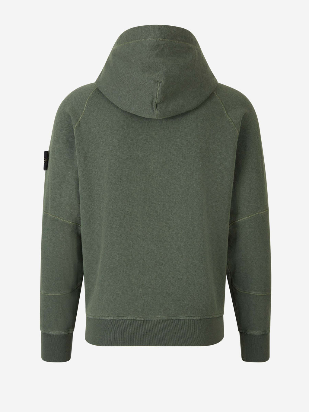 Оригінальна Cotton Zipper Sweatshirt Stone island – вид ззаду