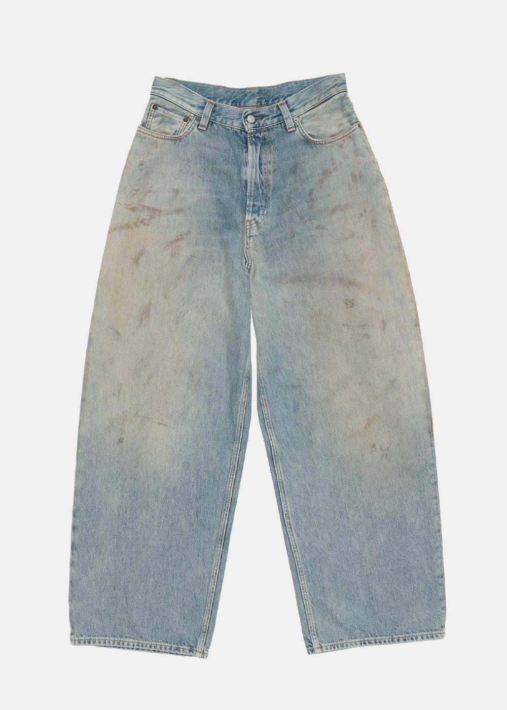 Blue Loose Fit Jeans Acne studios – Гарантія оригінальності – боковий вид
