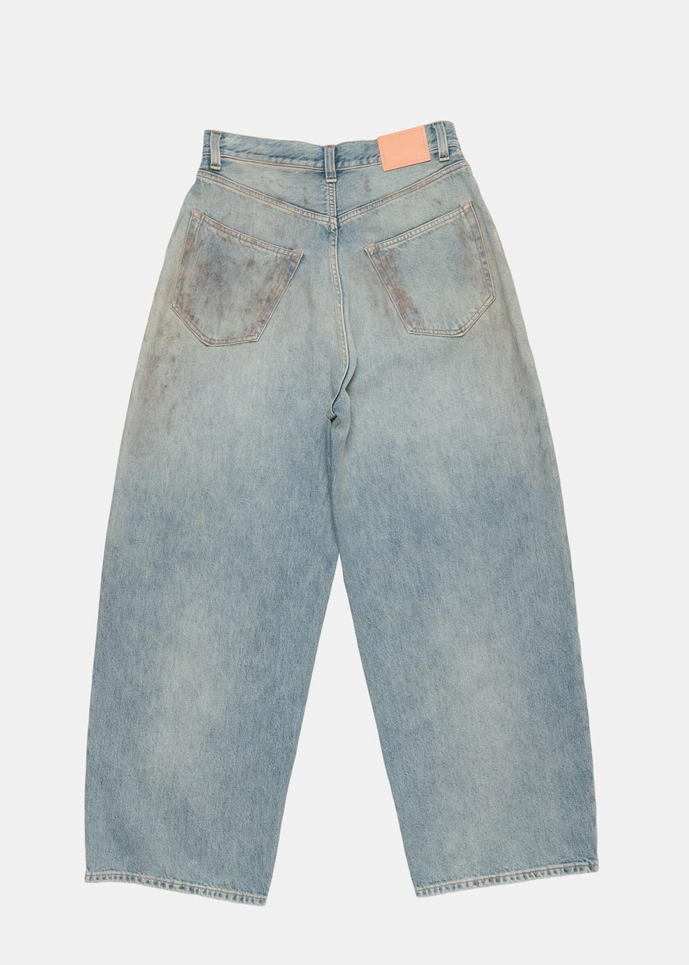 Blue Loose Fit Jeans Acne studios – Гарантія оригінальності – вид ззаду