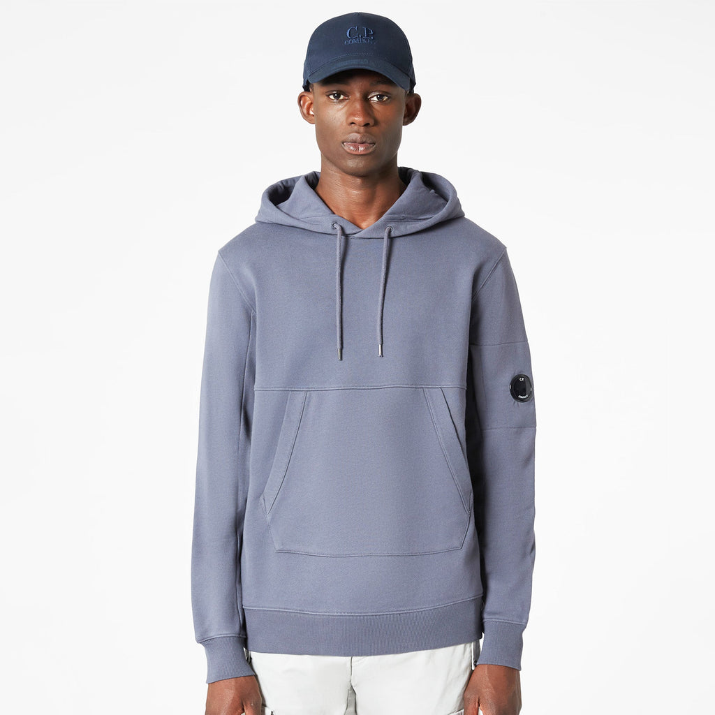 Оригінальна Diagonal Raised Fleece Hoodie Cp company – вид ззаду