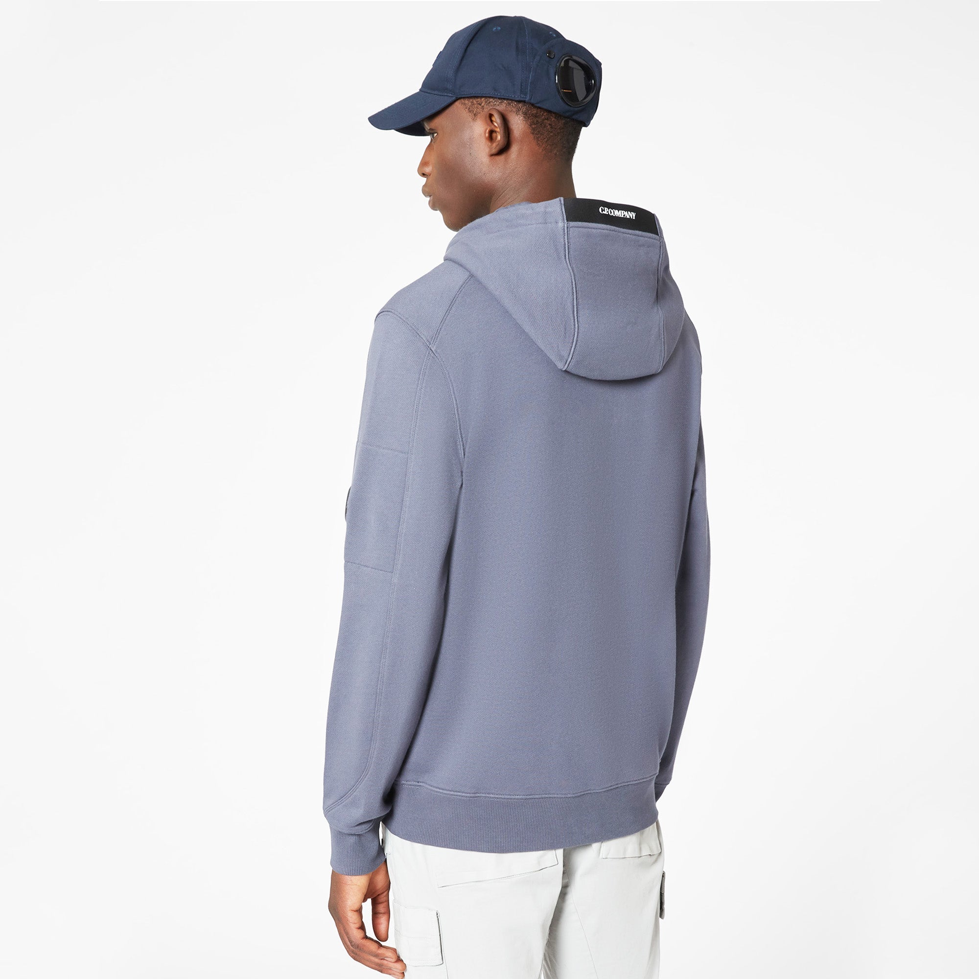 Оригінальна Diagonal Raised Fleece Hoodie Cp company – детальний вид
