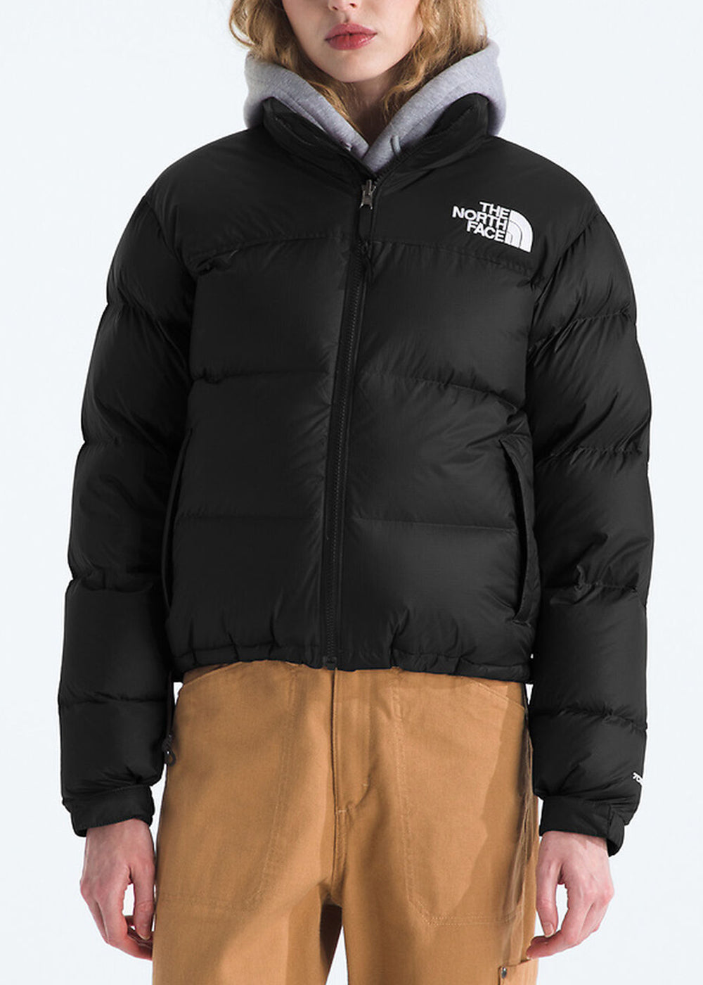 Black Womens 1996 Retro Nuptse Jacket The north face оригінал – Купити в Україні – вид ззаду