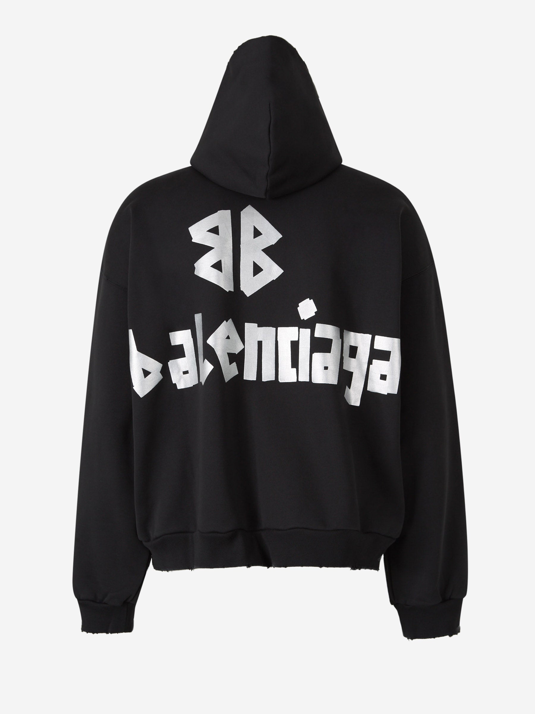 Logo Printed Sweatshirt Balenciaga – Гарантія оригінальності – вид ззаду