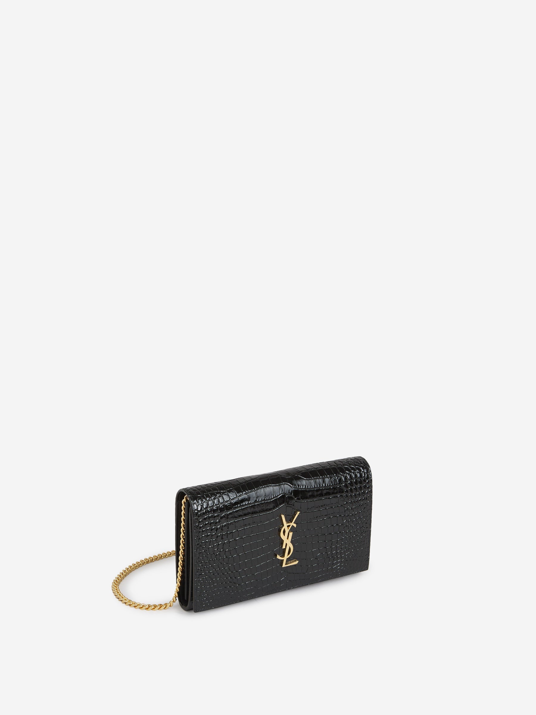 Оригінальна Leather Shoulder Bag Saint laurent – вид ззаду