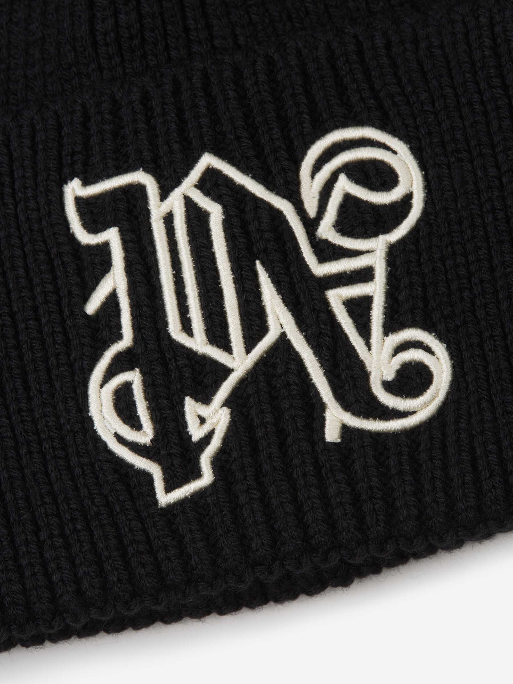 Оригінальна Embroidered Logo Beanie Palm angels – детальний вид
