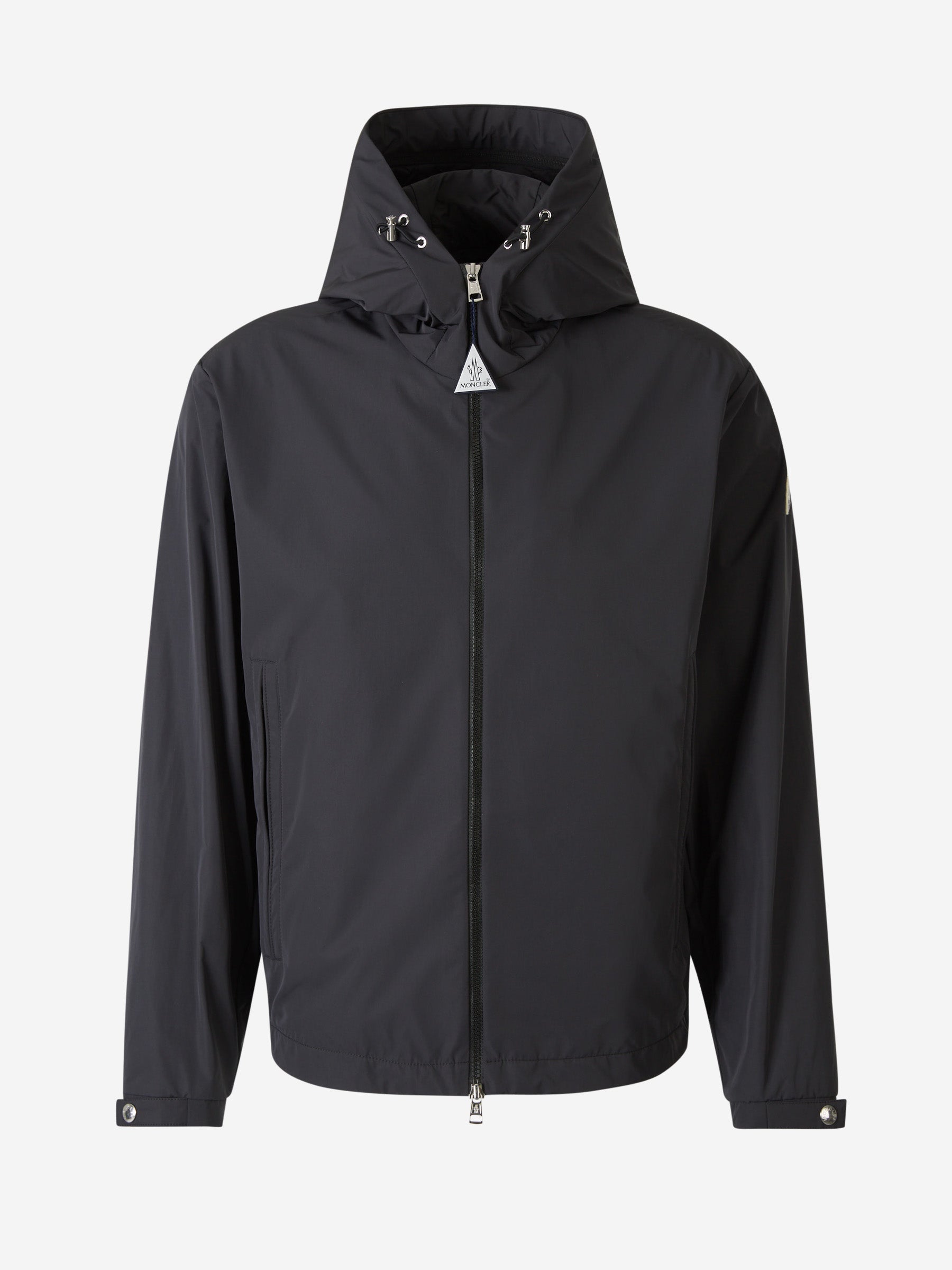 Double Hood Technical Jacket Moncler – Гарантія оригінальності – боковий вид