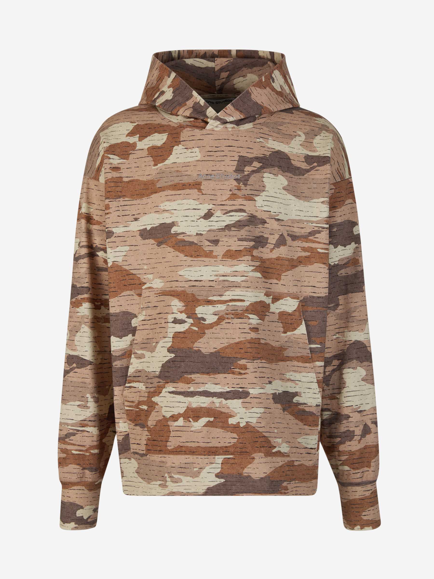 Camouflage Hood Sweatshirt Acne studios – Гарантія оригінальності – боковий вид