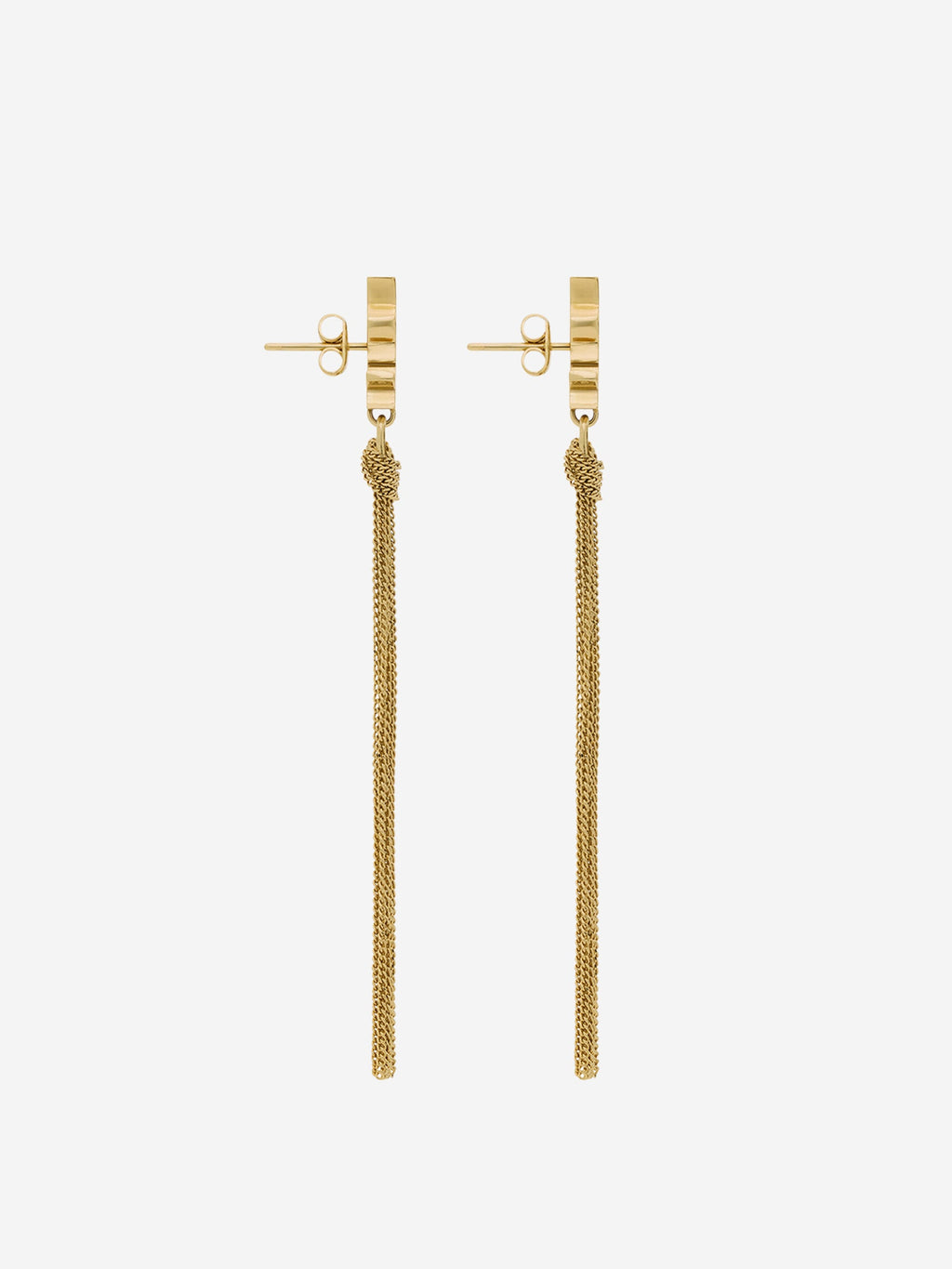Cassandre Tassel Earrings Saint laurent – Гарантія оригінальності – вид ззаду