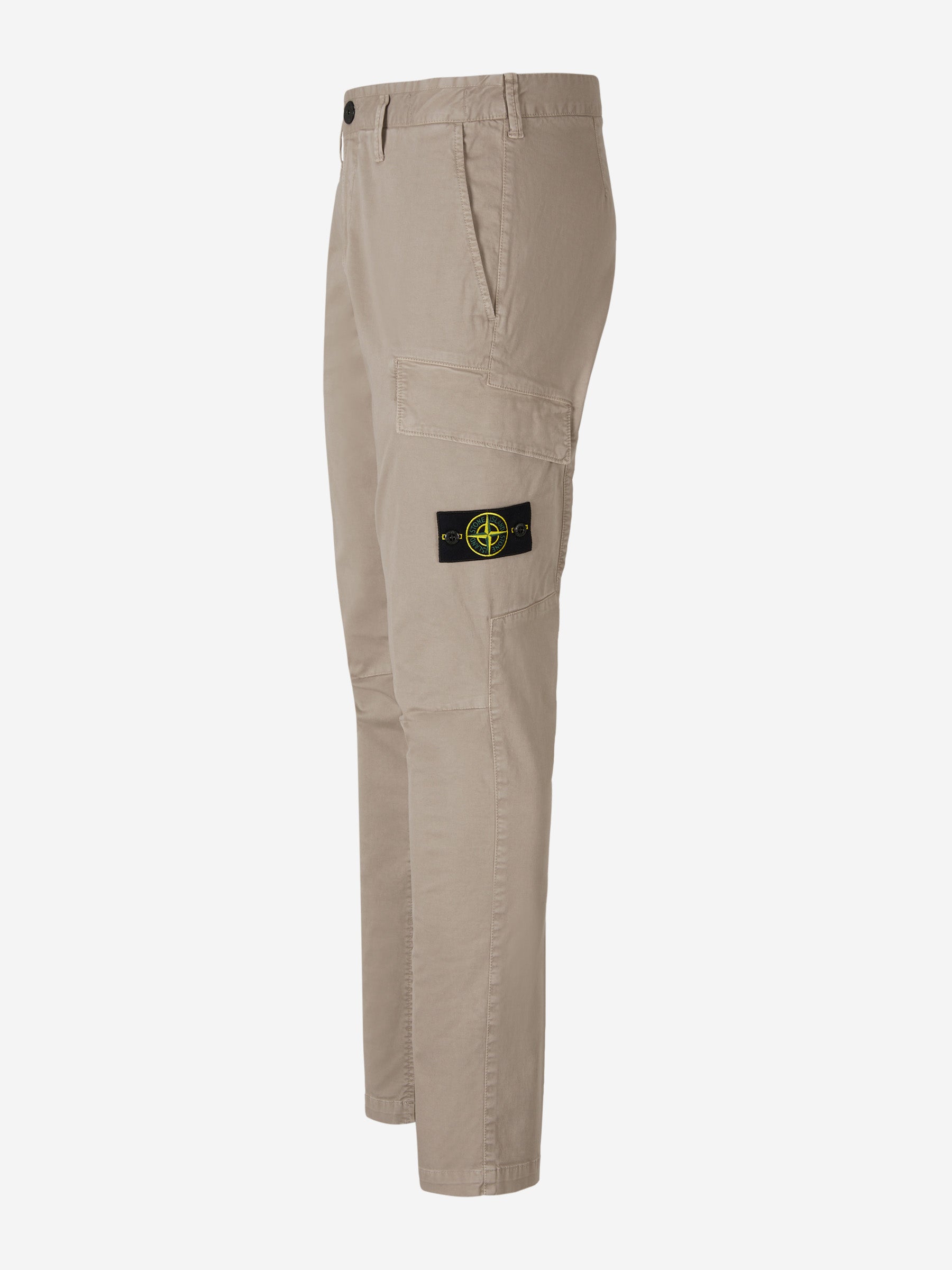 Logo Cotton Trousers Stone island – Гарантія оригінальності – вид ззаду