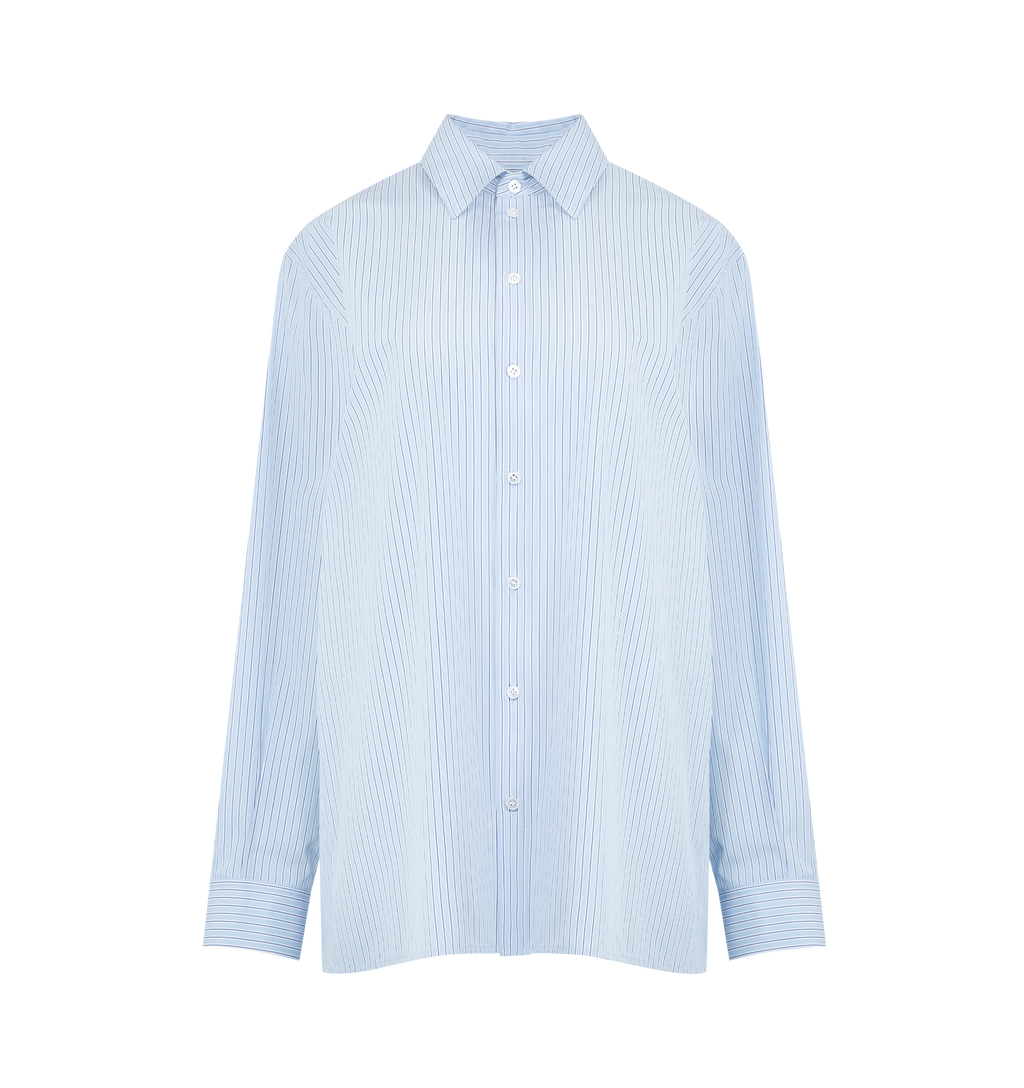 Striped Shirt Saint laurent – Гарантія оригінальності – боковий вид