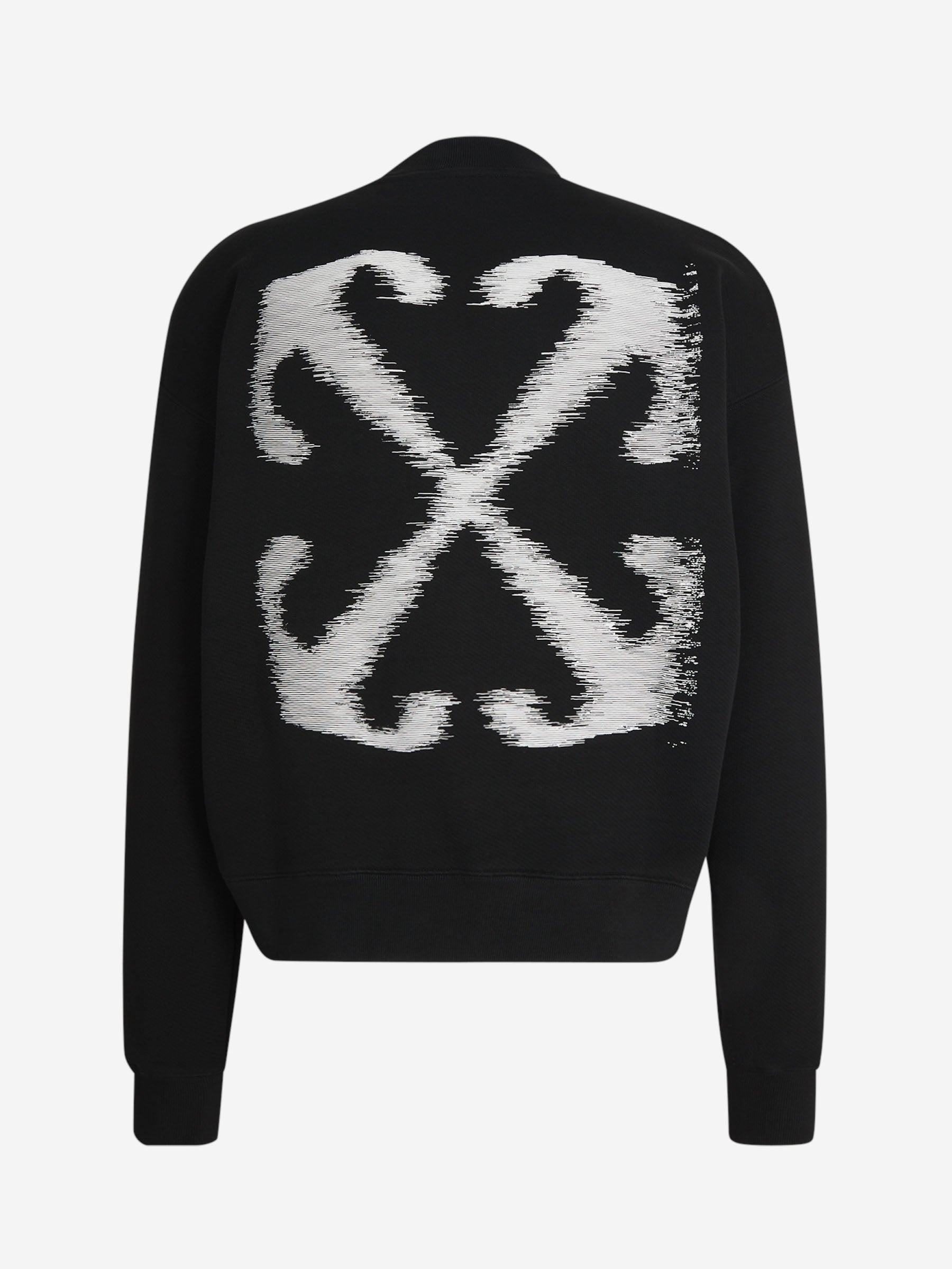 Cotton Logo Sweatshirt Off-white оригінал – Купити в Україні – вид ззаду
