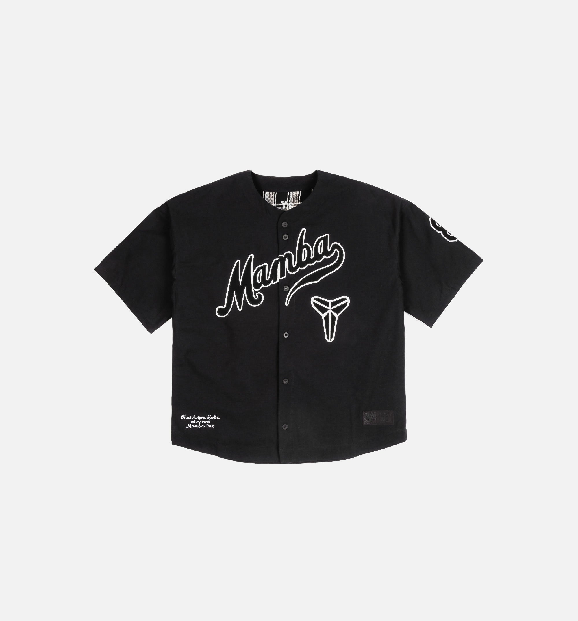 Kobe Mamba Mens Baseball Jersey Nike – Гарантія оригінальності – боковий вид