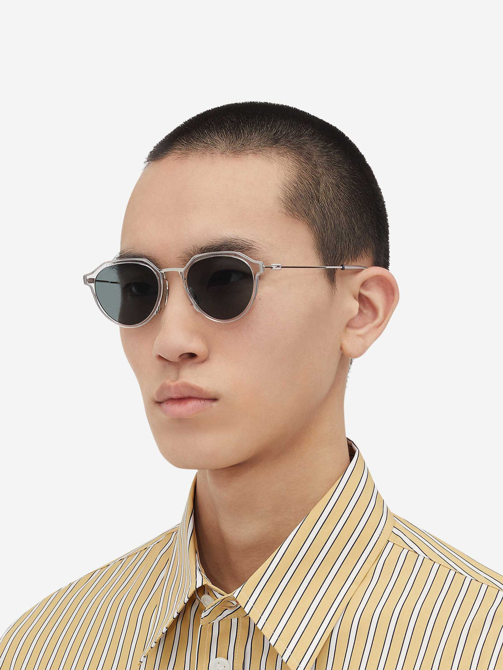 Panthos Round Sunglasses Bottega veneta – Гарантія оригінальності – детальний вид