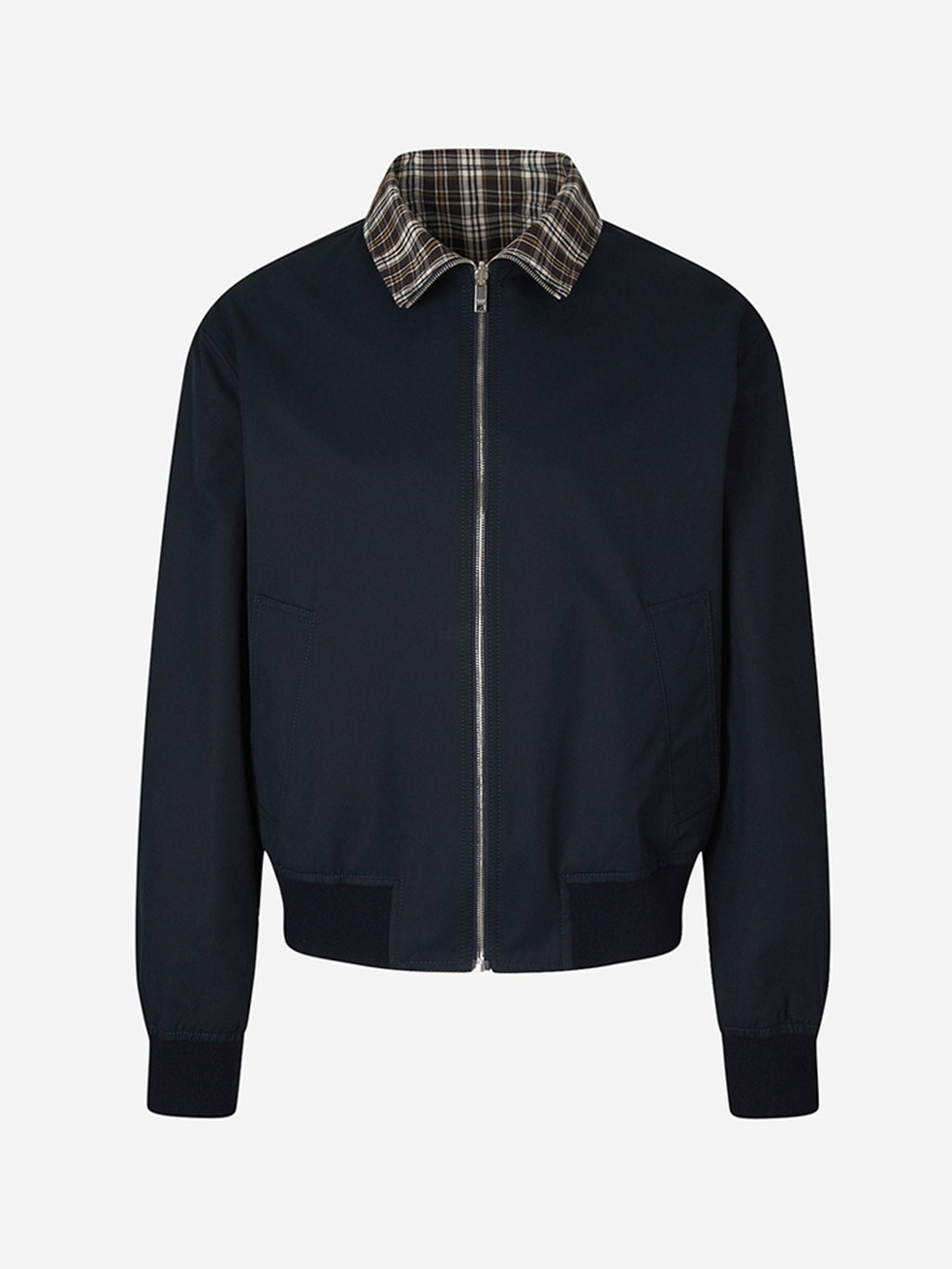 Checkered Reversible Jacket Bottega veneta – Гарантія оригінальності – боковий вид