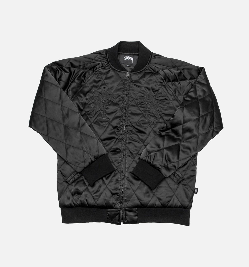 Satin Palm Mens Jacket Stussy оригінал – Купити в Україні – боковий вид