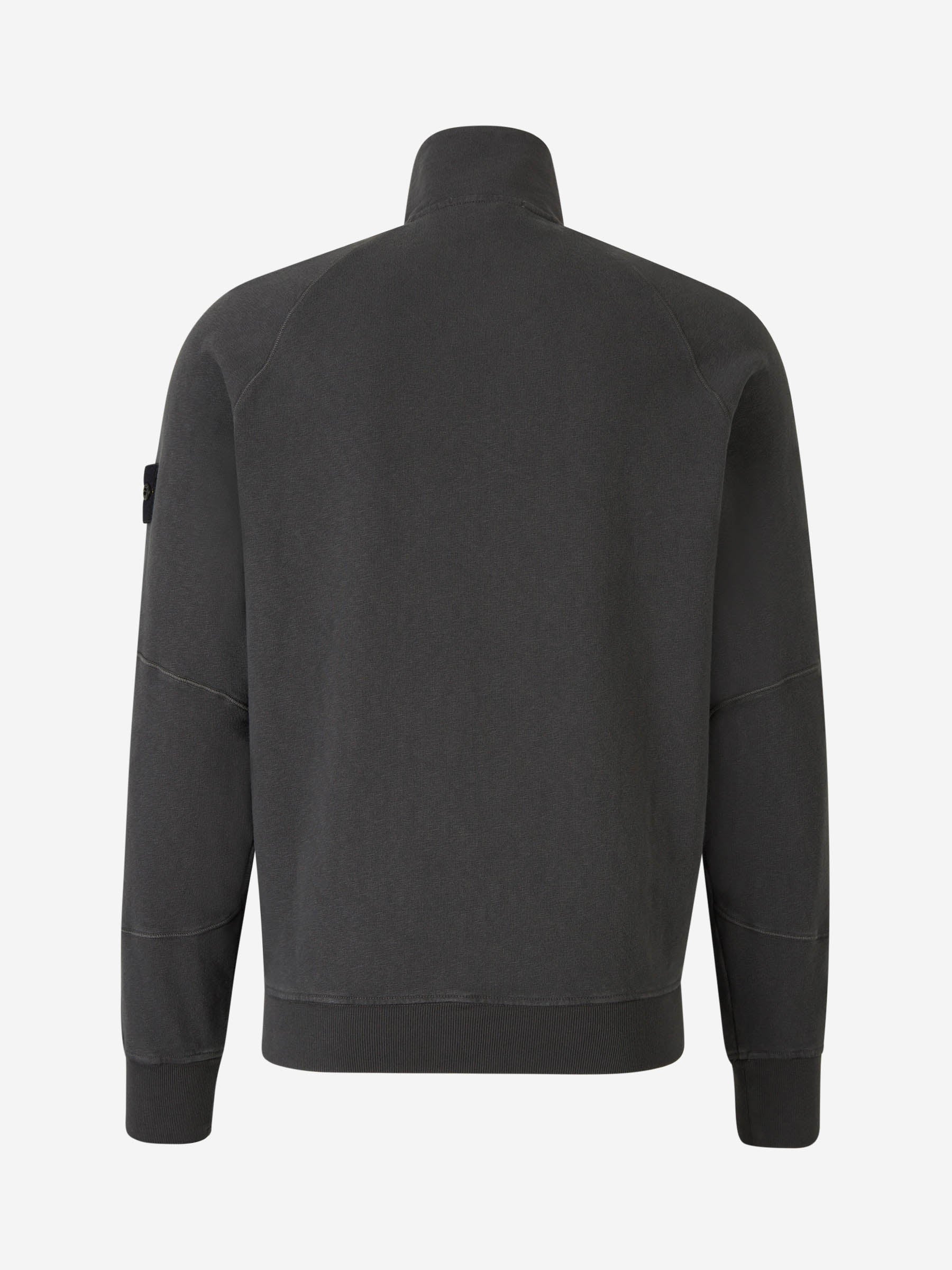 Zip Sweatshirt 65960 Old Stone island – Гарантія оригінальності – вид ззаду