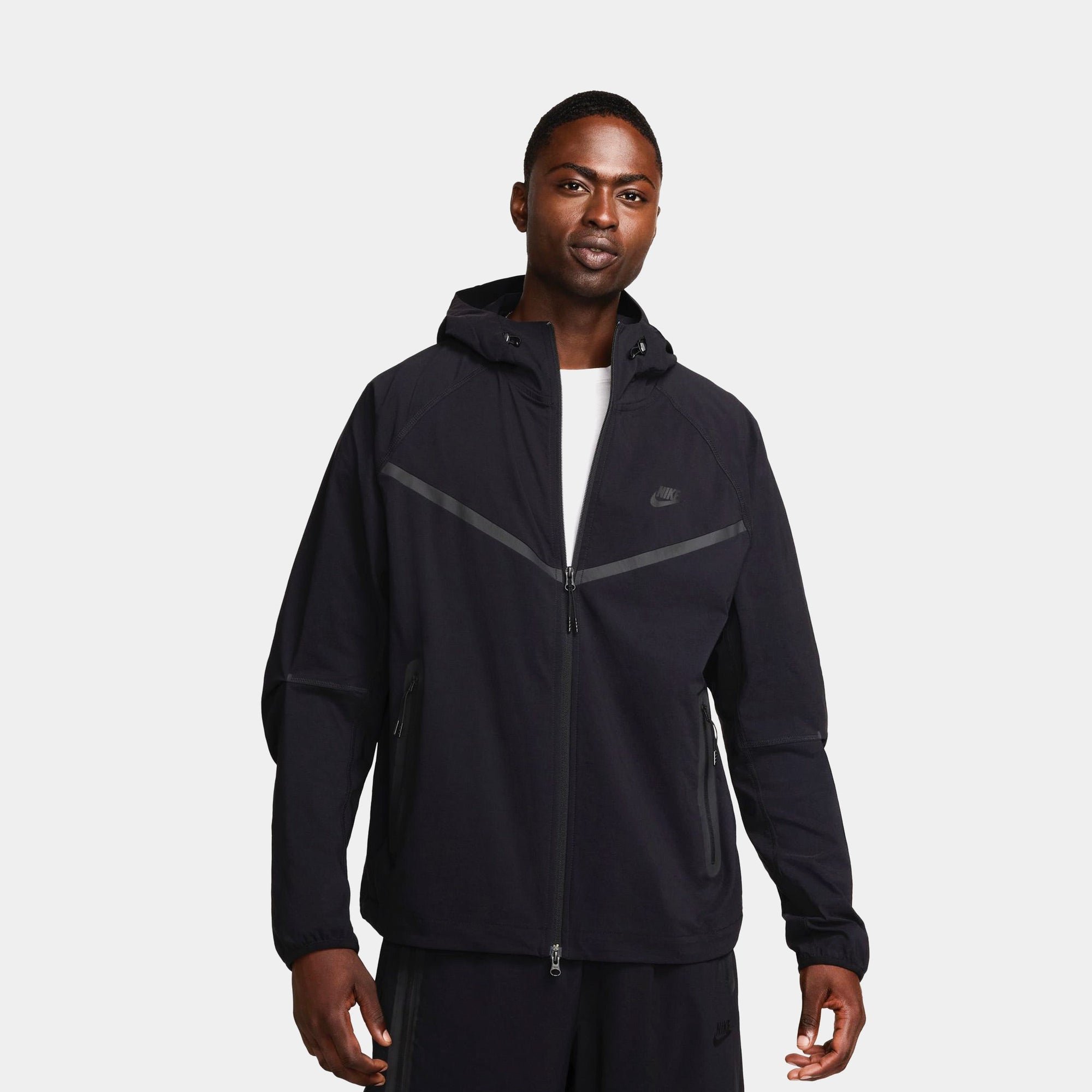 Nsw Tech Woven Full Zip Mens Jacket Nike – Гарантія оригінальності – боковий вид