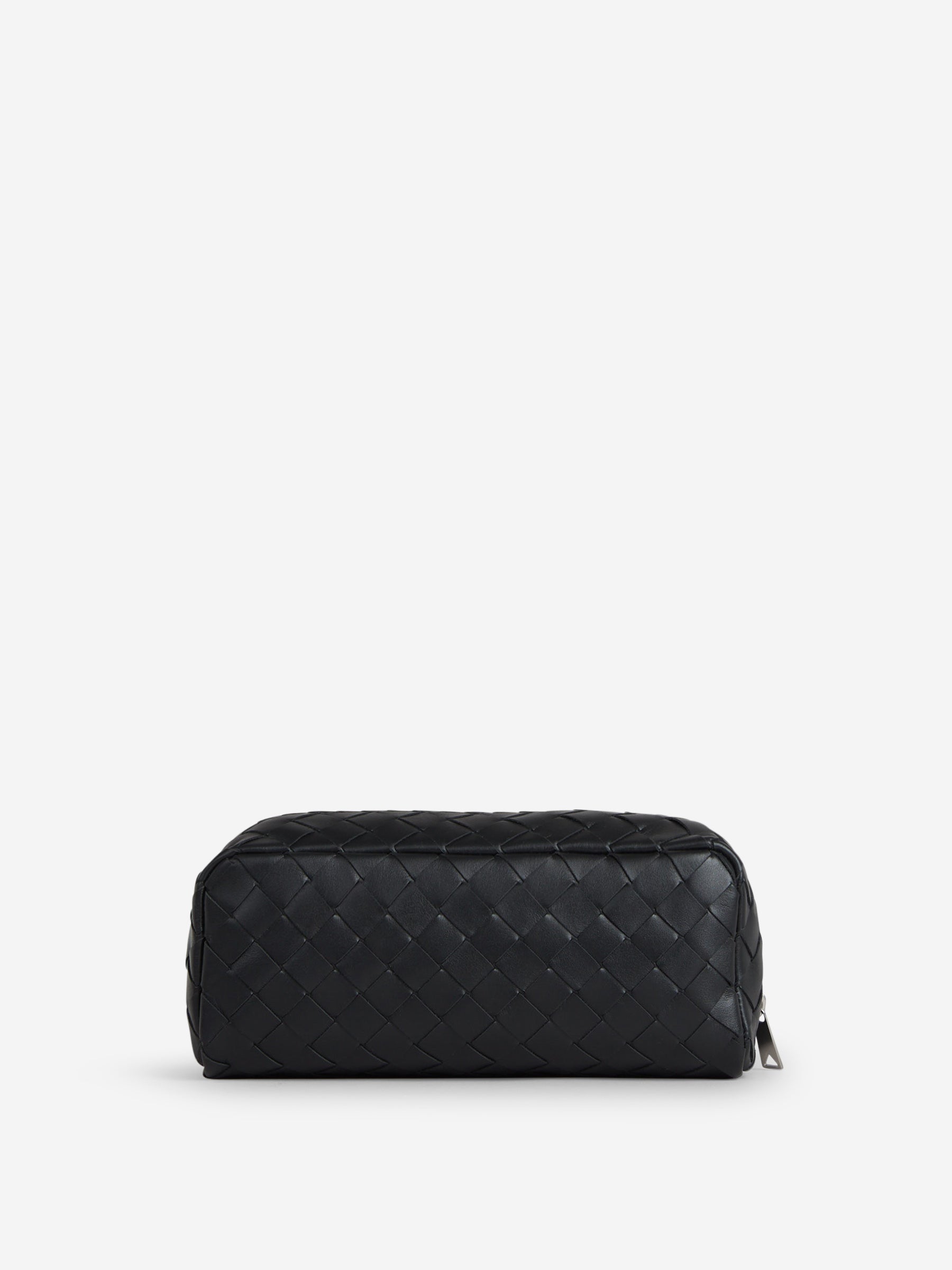 Intrecciato Leather Toiletry Bag Bottega veneta – Гарантія оригінальності – детальний вид