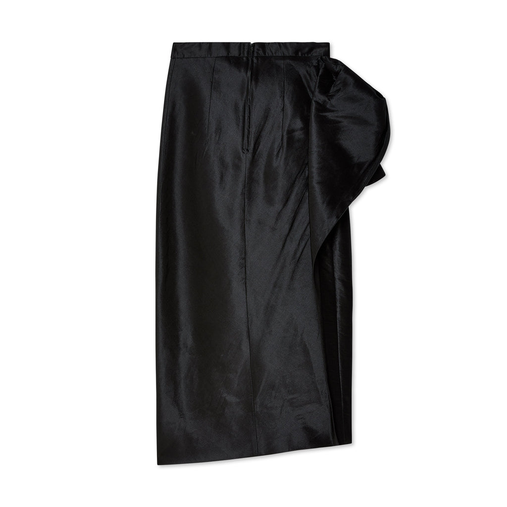 Womens Draped MIDI Skirt Maison margiela – Гарантія оригінальності – вид ззаду